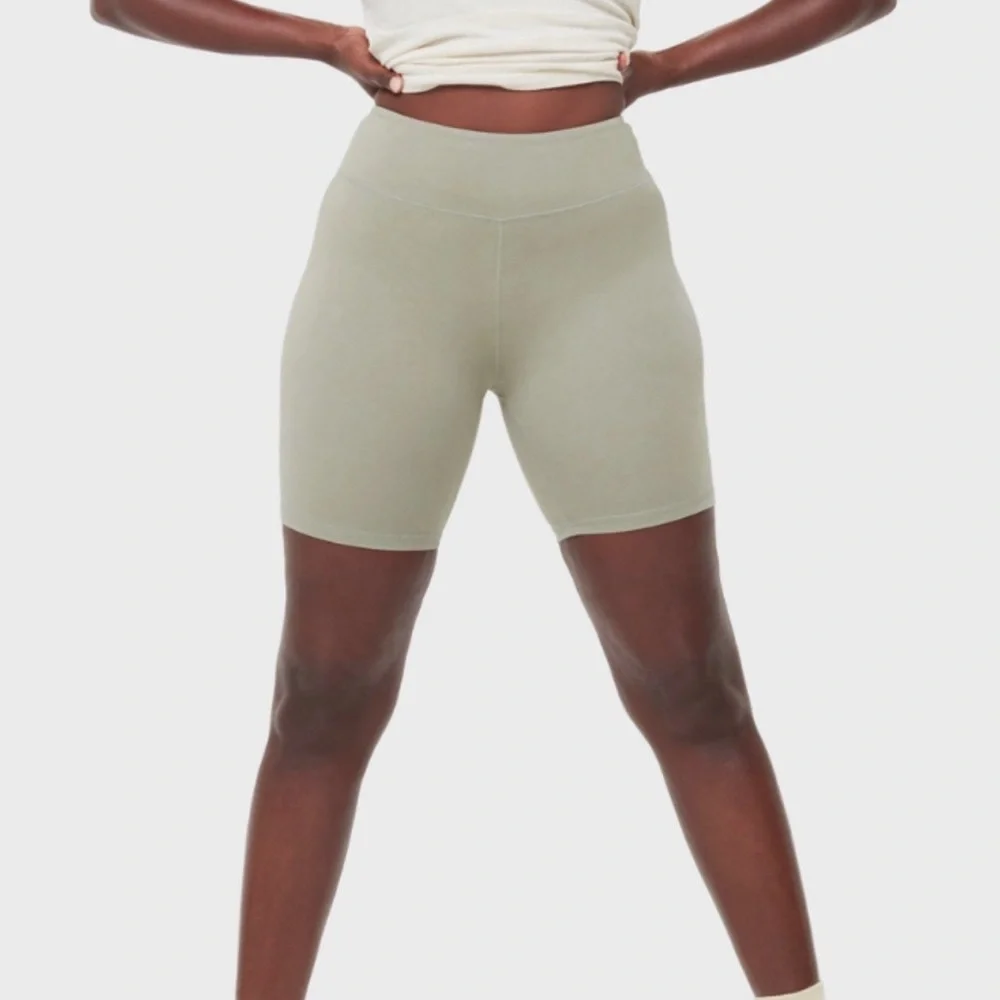 LAST PAIR! NWT Mate The Label XXL Sage Organic Stretch Cotton Biker Shorts - Picture 3 of 3